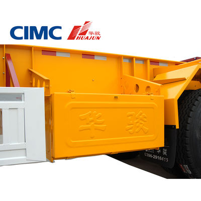 CIMC 2 Axle Semi-remorque squelettique pour conteneur de 20 pieds 28T train d'atterrissage 13T Axle inclus