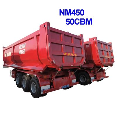 Semi-remorque à décharge personnalisable avec 90 /50 King Pin de CIMC HUAJUN