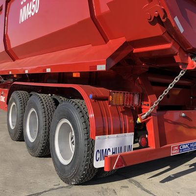 Semi-remorque à décharge personnalisable avec 90 /50 King Pin de CIMC HUAJUN