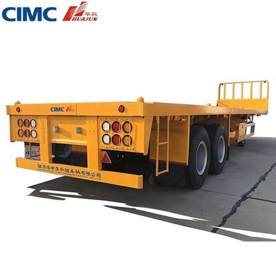 50 tonnes de remorque à trois essieux 40 pieds CIMC HUAJUN