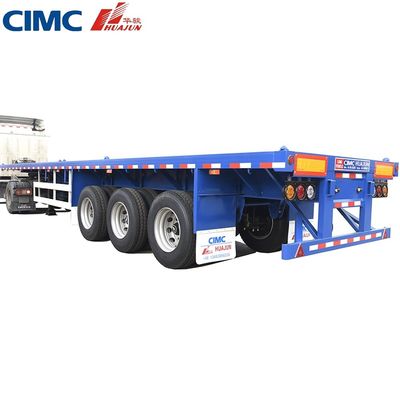 50 tonnes de remorque à trois essieux 40 pieds CIMC HUAJUN