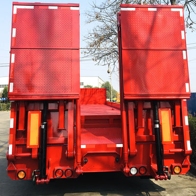 Système de freinage antiblocage ABS équipé de CIMC HUAJUN 3 semi-remorque basse roue à essieu avec rampe hydraulique HJGMCK20069
