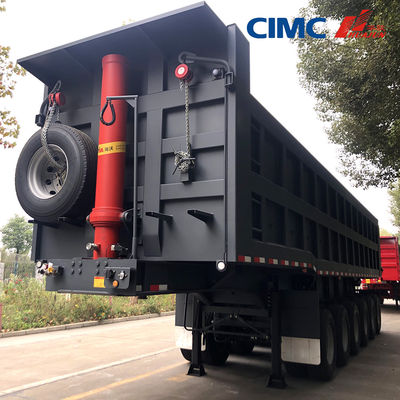CIMC HUAJUN 40 tonnes 3 essieux multi-essieux remorque hydraulique à déverrouillage pour les besoins du camionnage