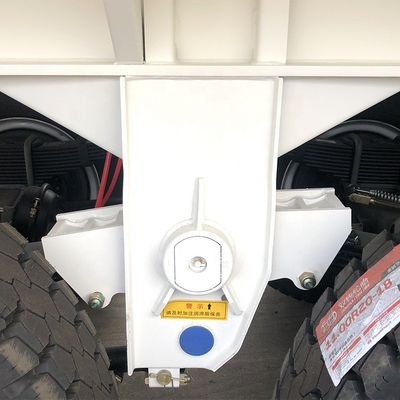 CIMC HUAJUN 3 essieu 40 pieds conteneur plat semi-remorque avec 12 serrures de torsion et 12380 * 2500 Taille