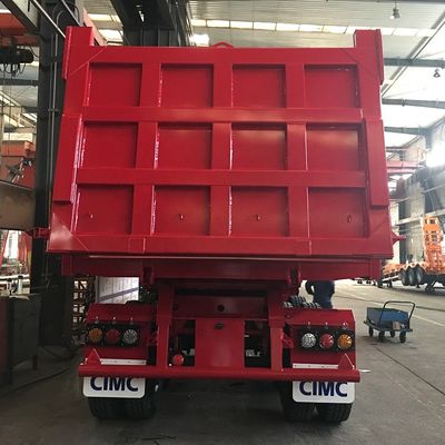 80T remorque à remontage arrière semi-remorque avec 3,5 &quot; King Pin HJGMCK20103 de CIMC