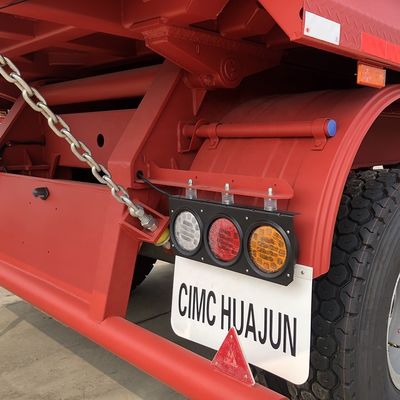 Transport d'équipements lourds avec une remorque spéciale de 10300*3050 mm CIMC HUAJUN