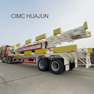 CIMC HUAJUN WABCO valeur 1540 conteneur squelettique semi-remorque pour conteneur de 20 pieds 40 pieds