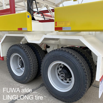 CIMC HUAJUN WABCO valeur 1540 conteneur squelettique semi-remorque pour conteneur de 20 pieds 40 pieds