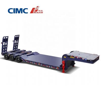CIMC HUAJUN 70T semi-remorque à trois essieux bas pour les remorques de camions