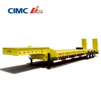 CIMC HUAJUN 70T semi-remorque à trois essieux bas pour les remorques de camions