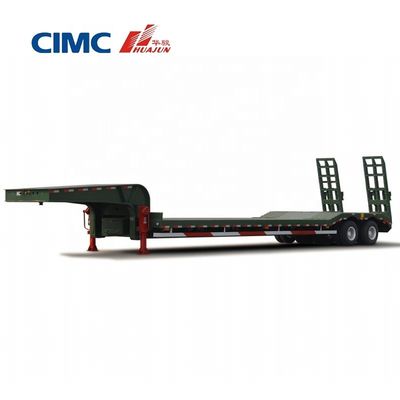 CIMC HUAJUN 70T semi-remorque à trois essieux bas pour les remorques de camions