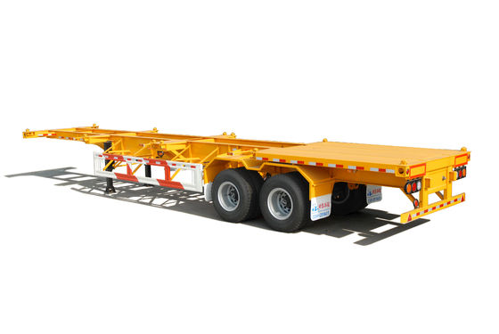 Transports 20/40 pieds Containers de 40 tonnes de charge utile maximale Container squelettique Semi-remorque