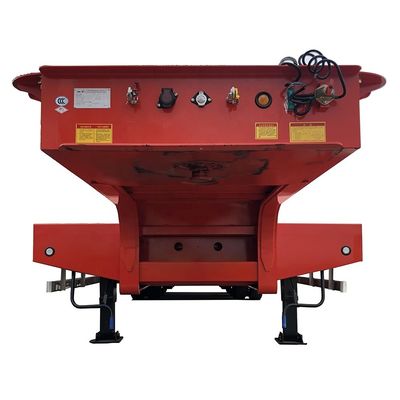 30T Max Charge utile hydraulique pliable cou d'oie pour lourd bas lit remorque robuste conception
