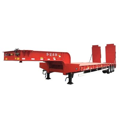 30T Max Charge utile hydraulique pliable cou d'oie pour lourd bas lit remorque robuste conception