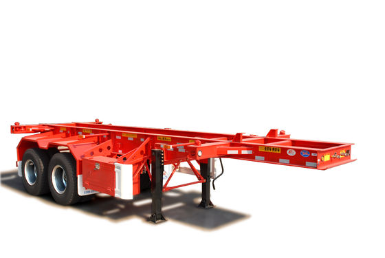 Transports 20/40 pieds Containers de 40 tonnes de charge utile maximale Container squelettique Semi-remorque