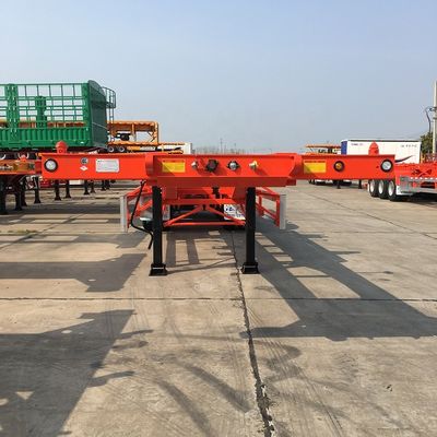 Transports 20/40 pieds Containers de 40 tonnes de charge utile maximale Container squelettique Semi-remorque