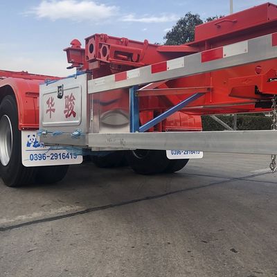 Charge utile maximale de 40 tonnes pour conteneur à trois essieux, châssis remorque avec système de suspension mécanique