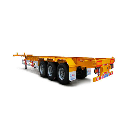 Trailers à châssis intermodal mobile extensible de 20 à 40 pieds pour la distribution de conteneurs
