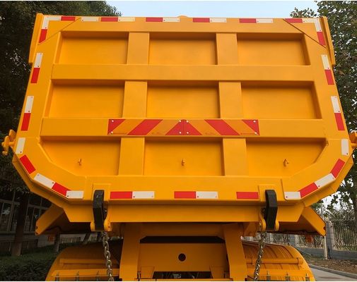 Système hydraulique Hyva 4 essieu semi-remorque à bascule de type FC pour le chargement d'acier lourd