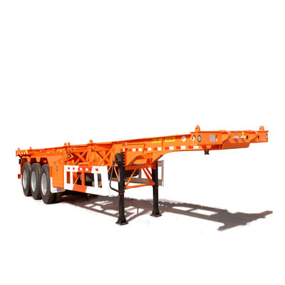 Trailers à châssis intermodal mobile extensible de 20 à 40 pieds pour la distribution de conteneurs