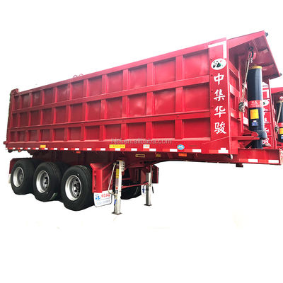 Meilleure remorque à bascule 57CBM par le CIMC avec 13 tonnes d'essieu FUWA et 12R22.5 pneus