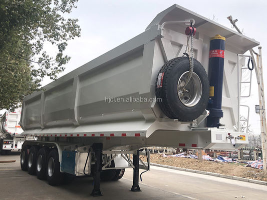 Meilleure remorque à bascule 57CBM par le CIMC avec 13 tonnes d'essieu FUWA et 12R22.5 pneus