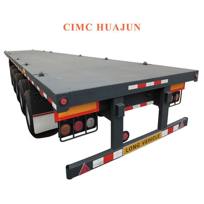 CIMC HUAJUN 5 essieux remorque à plat parfait pour divers tracteurs sur le marché africain
