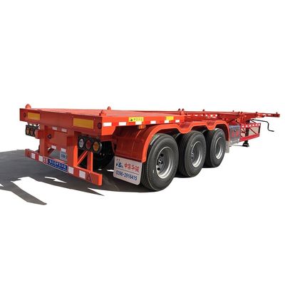 2/3 essieux 40 pieds 20 pieds conteneur châssis squelette semi-remorque avec 40T charge utile maximale