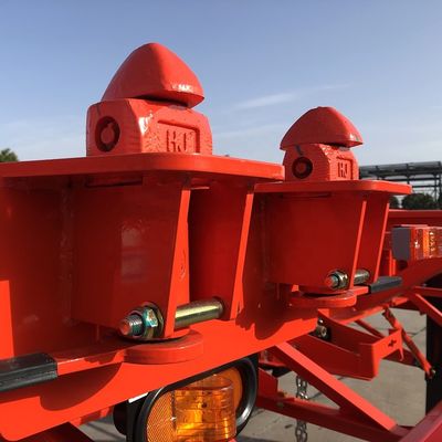 2/3 essieux 40 pieds 20 pieds conteneur châssis squelette semi-remorque avec 40T charge utile maximale