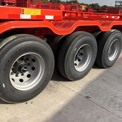 2/3 essieux 40 pieds 20 pieds conteneur châssis squelette semi-remorque avec 40T charge utile maximale