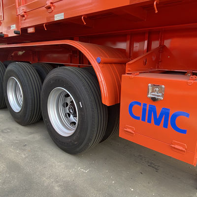 Tracteur à 3 essieux de grande capacité, déchargeur de charbon, semi-remorque de transport de chargement de 50 à 80 tonnes