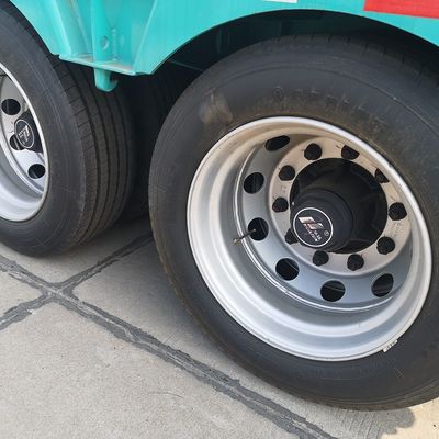 Charge utile maximale 60-80 tonnes semi-remorque basse et plate pour le transport de matériel lourd polyvalent