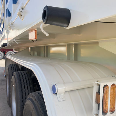 Trailers à décharge arrière à trois essieux, semi-remorques, trailers à décharge avec charge maximale de 70 tonnes
