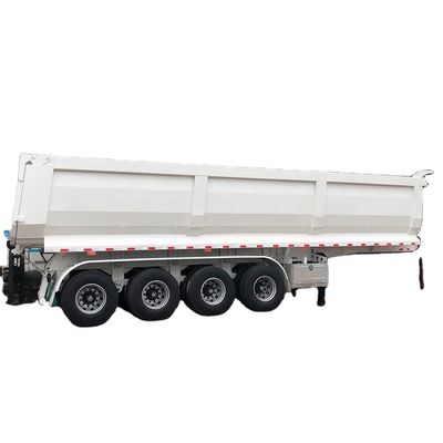 Faisceau principal de 500 mm Hauteur Q345B CIMC Taper Galvanisée Grue Dump Semi-remorque