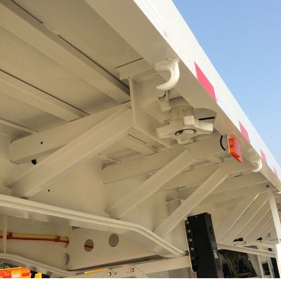 Charge utile maximale de 60 tonnes, semi-remorques à plat, camions à remorques à 4 essieux avec système de freinage à double ligne
