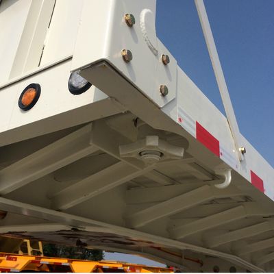 Charge utile maximale de 60 tonnes, semi-remorques à plat, camions à remorques à 4 essieux avec système de freinage à double ligne
