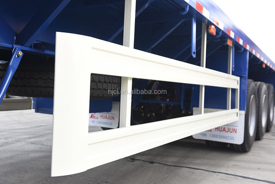 Container de transport de 20 pieds 40 pieds avec 3 essieux 60 tonnes 80 tonnes remorque à plat meilleur choix