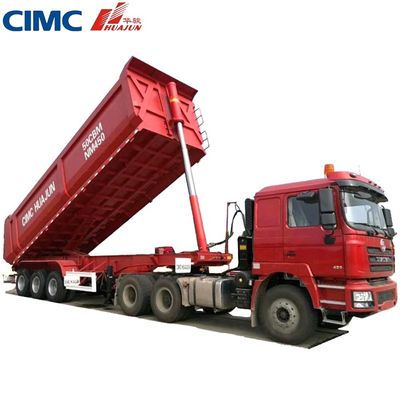 JOST Traîneau de débarquement à deux vitesses en forme de U Taper Dump Trailer Truck Shearing Bending Welding