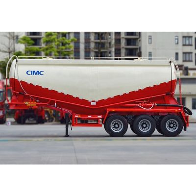 CIMC durable HUAJUN 40CBM poudre sèche en vrac réservoir de ciment porteuse 3 axes réservoir semi-remorque