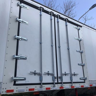 Conception CIMC HUAJUN 3 essieux boîte de chargement en alliage d'aluminium semi-remorque pour une capacité de 50 tonnes
