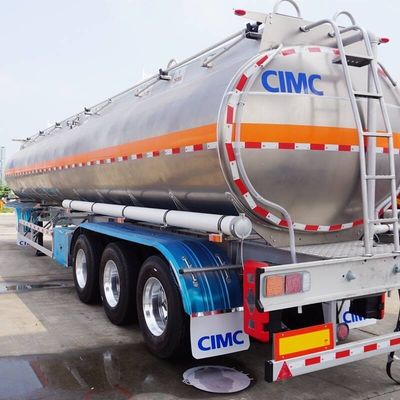 Fuwa 3 essieux 45000 litres Fuel d'alliage d'aluminium ou de ciment en acier inoxydable