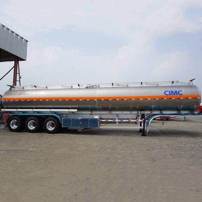 Fuwa 3 essieux 45000 litres Fuel d'alliage d'aluminium ou de ciment en acier inoxydable