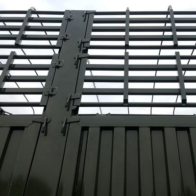 Semi-remorque de 60 tonnes avec clôture et bâche T700/Q345 en acier