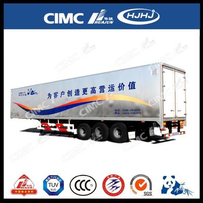 CIMC HUAJUN Rideaux latéraux Semi-remorque camionneur remorque acier 13750*2500 CN HEN 50 tonnes Ce