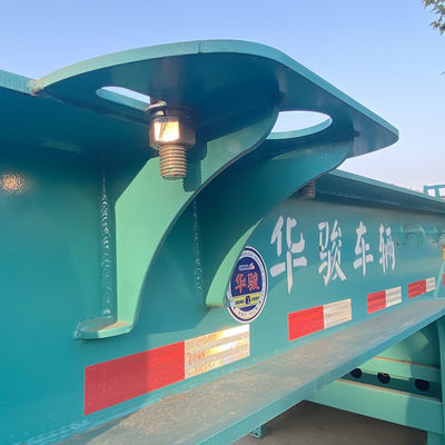 Semi-remorque à roue basse avec axe HUAJUN de 13/16 tonnes et épingle King de 3,5 pouces