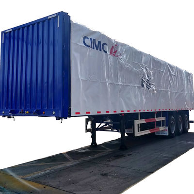 Trailer de camion 13000 * 2500 * 3320 acier q345 acier pour faisceau I CIMC HUAJUN Rideau côté semi-remorque