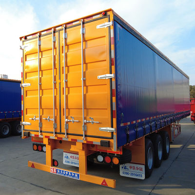 Trailers à fourgonnette sèche avec cage CIMC