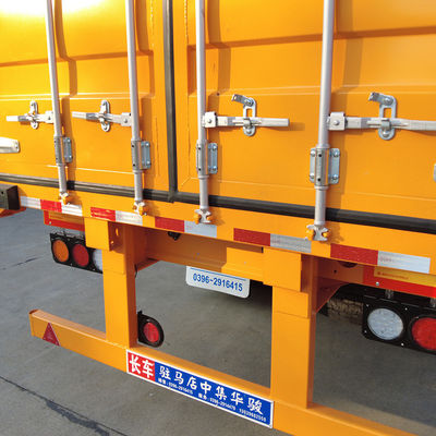 Trailers à fourgonnette sèche avec cage CIMC