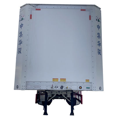 JOST Landing Gear Van Type Trailer Box Trailer 70CBM Semi Trailer pour les clients B2B