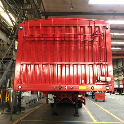Trailers de camions de 60 tonnes, clôtures, piquets de chargement, semi-remorques pour le transport de marchandises, par CIMC HUAJUN